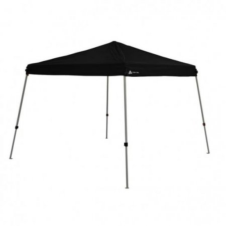 Ozark Trail 10'x 10'Instant Slant Leg Canopy,Black,outdoor canopy