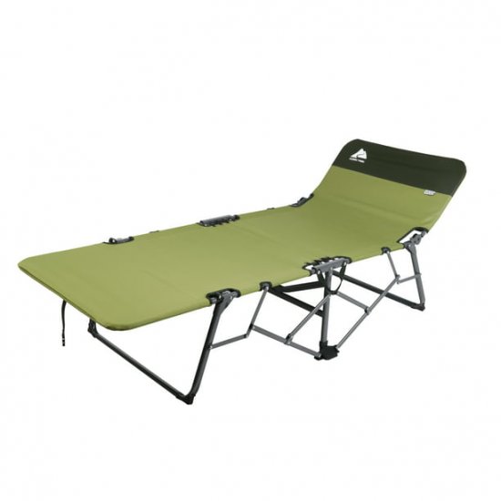 Ozark Trail Adult Quick Fold Speedy Camp Cot,Green,79\"x 33\" x 16\"