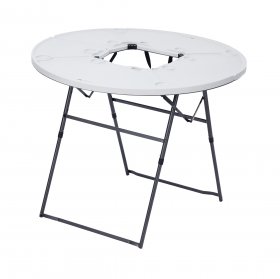 Ozark Trail Camping Table,White and Black