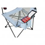 Ozark Trail Oversized Mesh Cooler Chair,Aqua/Grey