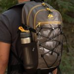 Ozark Trail 17 Liter Camping,Hiking,Mountaineering,Technical Backpack,Gray,Unisex