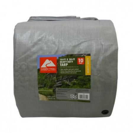 Ozark Trail Heavy-Duty Tarp,10'x 20',Material PE