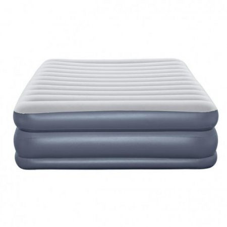 Ozark Trail Tritech QuadComfort 18" Air Mattress Antimicrobial Coating with Built-in AC Pump,Queen