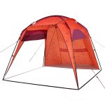 Ozark Trail Orange Sun Shelter Beach Tent,11.25' x 8.25' with Gear Storage and UV Protection