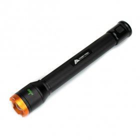 Ozark Trail 2600 Lumen LED Hybrid Power Flashlight with Alkaline Batteries and Rechargeable Battery