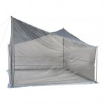 Ozark Trail Tarp Shelter,9' x 9' with UV Protection and Roll-up Screen Walls