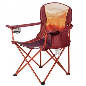 Ozark Trail Oversized Cooler Chair,Ombre Mountains