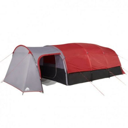 Ozark Trail 10-Person Tunnel Tent,with Vestibule for Gear Storage